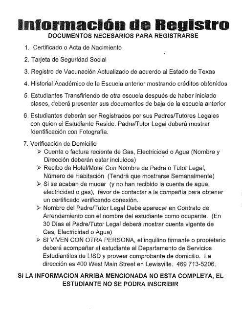DOCUMENTOS NECESARIOS PARA REGISTRARSE 1. Certificado ...
