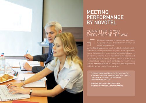 Meetings @ Novotel Brochure - Digi-products