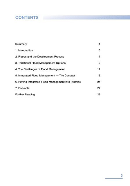Integrated Flood Management. Concept Paper - Cap-Net