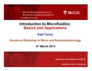 Introduction to Microfluidics - KATE.pptx - McGill University