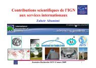 Zuheir ALTAMIMI - Implication de l'IGN dans les ... - Recherche