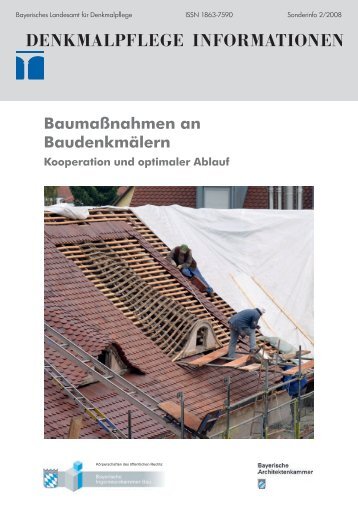 Sonderinfo 2-2013.indd - Bayerisches Landesamt fÃ¼r Denkmalpflege