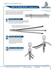 Splicing 4 strand rope - H. Lohmann Schiffs