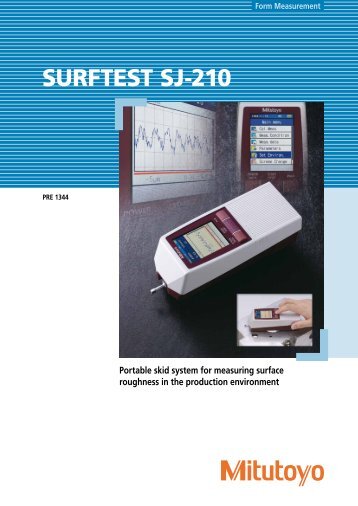 SurfteSt SJ-210 - Mitutoyo Scandinavia AB