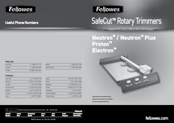 SafeCutâ¢ Rotary Trimmers - Fellowes