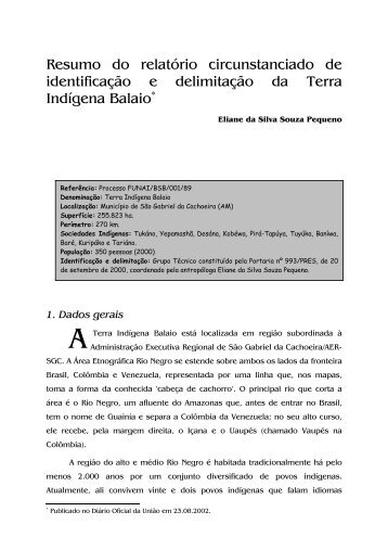 RelatÃƒÂ³rio em formato PDF - Funai