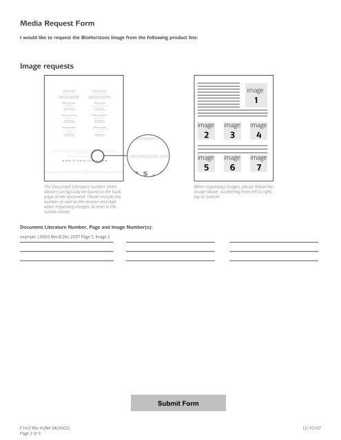 BioHorizons Logo and Media Request Form