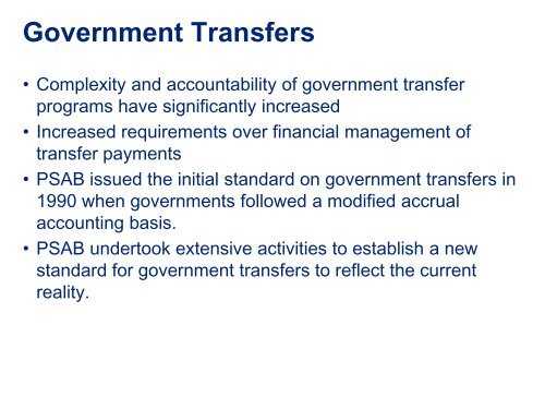 Government Transfers - Deloitte