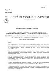 CITTÀ DI MOGLIANO VENETO - Comune di Mogliano Veneto