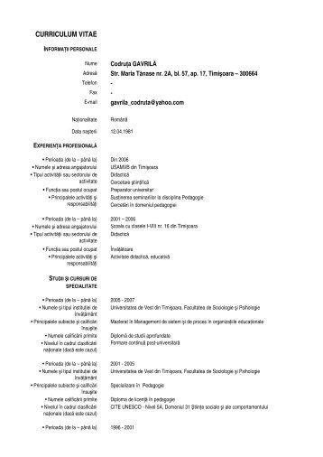 Codruta GAVRILA - CV in limba romana.pdf