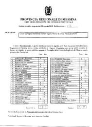 PROVINCIA REGIONAL E D I MESSIN A - Quaderni del Valdemone