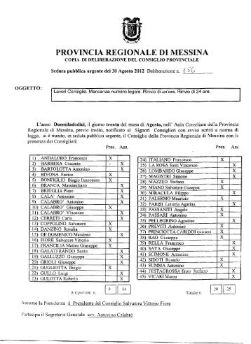 PROVINCIA REGIONAL E D I MESSIN A - Quaderni del Valdemone