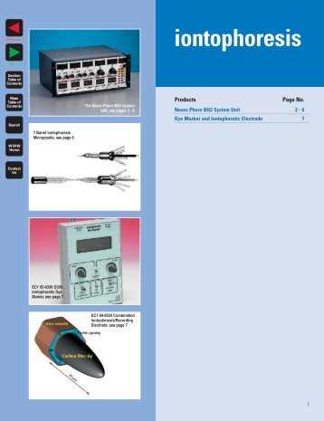 iontophoresis - Harvard Apparatus