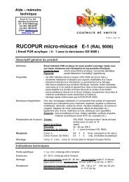 RUCOPUR micro-micacÃ© E-1 (RAL 9006) - 2IP