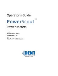 PowerScout/ViewPoint Manual PDF - DENT Instruments