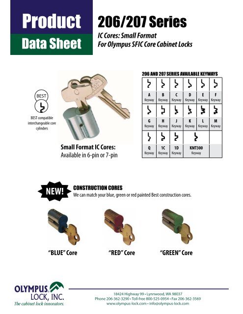 Olympus Lock, Inc. - The cabinet lock innovators.