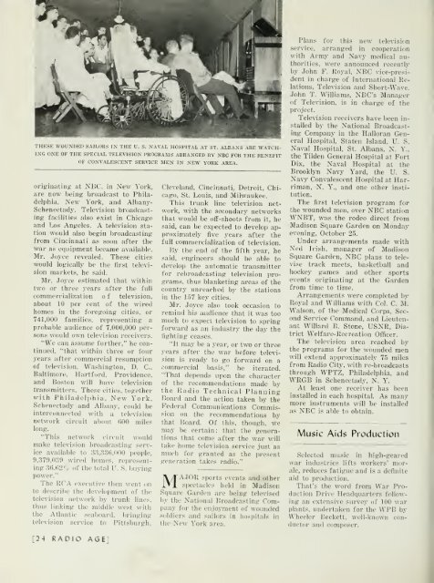 Radio Age - 1944, January - 36 Pages, 3.3 MB ... - VacuumTubeEra