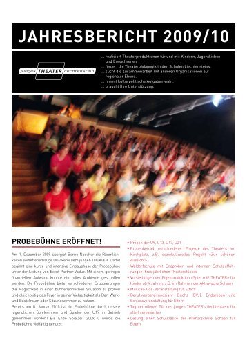 Jahresbericht junges THEATER 09/10 (PDF)