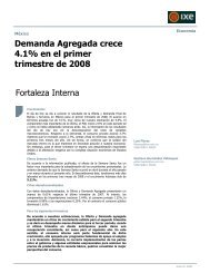 Demanda Agregada crece 4.1% en el primer trimestre de 2008 ... - Ixe