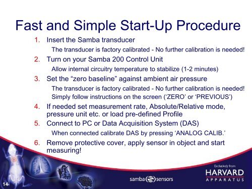 Samba Sensors Background - Harvard Apparatus UK