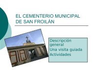 La gestiÃ³n administrativa del cementerio municipal del ...