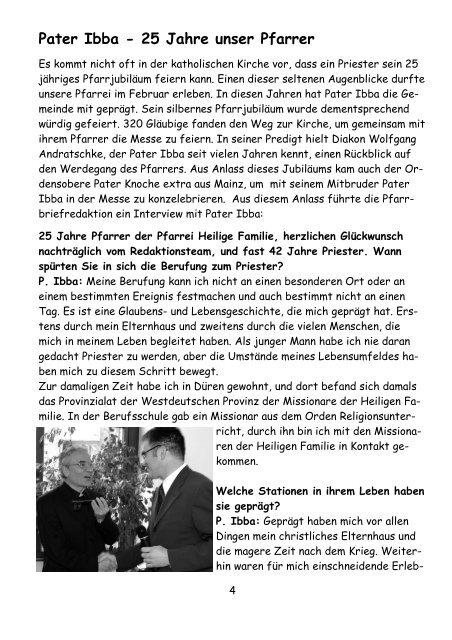 zum Pfarrplan als PDF Dokument - Kirchengemeinde Heilige ...