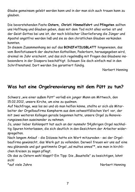 zum Pfarrplan als PDF Dokument - Kirchengemeinde Heilige ...