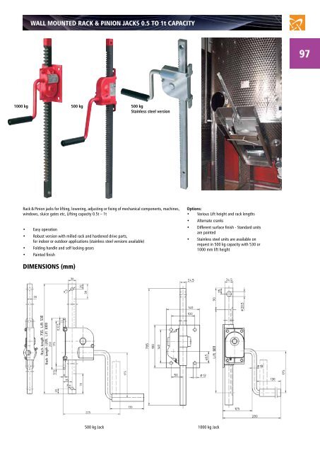INDUSTRIAL LIFTING PRODUCTS - Lift Turn Move