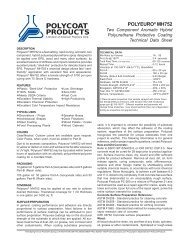 Polyeuroâ¢ MH 752 - Polycoat Products