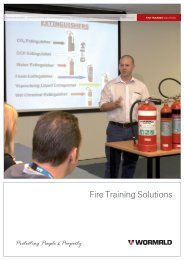 Fire training solutions - Wormald New Zealand