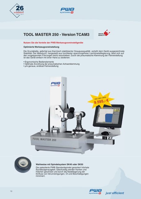 TOOL MASTER Lite - Studenroth PrÃ¤zisionstechnik