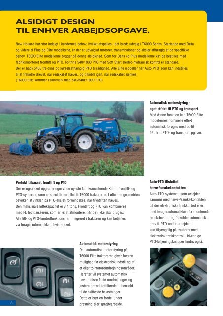 NEW HOLLAND T6000 ELITE