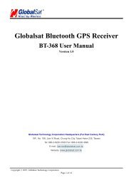 Globalsat Bluetooth GPS Receiver - GPSDGPS