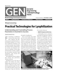 Practical Technologies for Lyophilization - Sterile Parenteral Drug ...