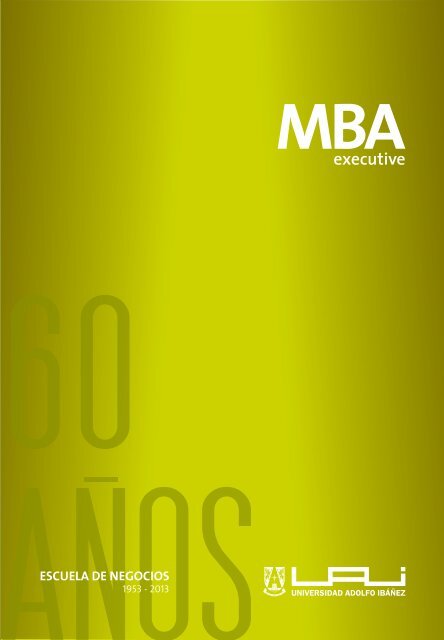 executive MBA - Universidad Adolfo IbaÃ±ez