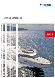 Marine Catalogue - Webasto Marine Comfort
