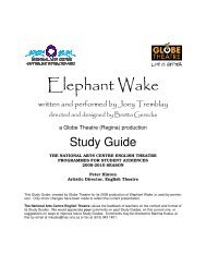 Elephant Wake Study Guide - National Arts Centre