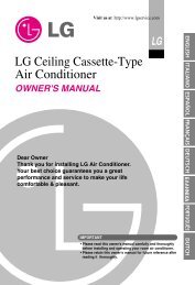 LG Ceiling Cassette-Type Air Conditioner