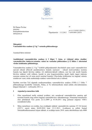 4Vanemahyvitise vahendamine.pdf - Riigikogu