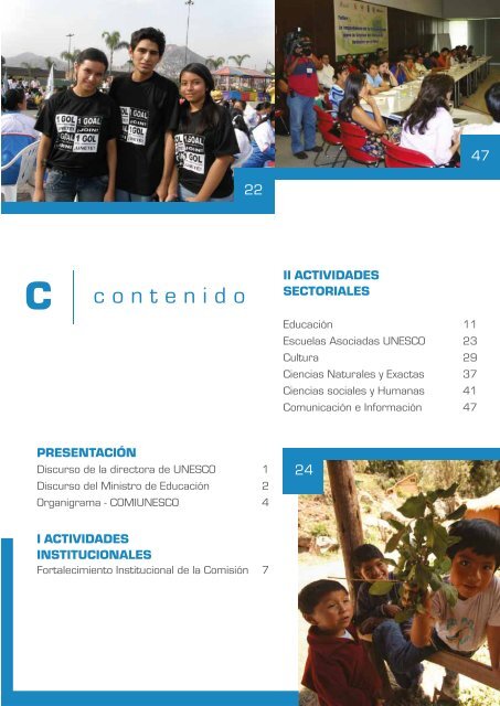 2009 - 2010 - ComisiÃ³n Nacional Peruana de CooperaciÃ³n con la ...