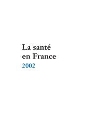 La santé en France - Banque de données en santé publique