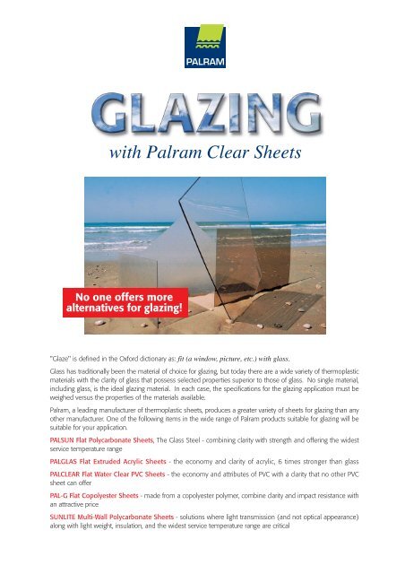 with Palram Clear Sheets