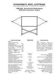 Datenblatt TEMZ 5236 - Schwarzbeck - Mess-Elektronik