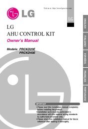 LG AHU CONTROL KIT - Klimatizace