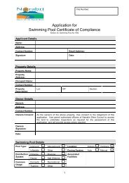 Swimming Pool Compliance Form - Narrabri Shire Council