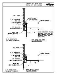 CecoRoc Wall Panel Detail - Ceco Building Systems