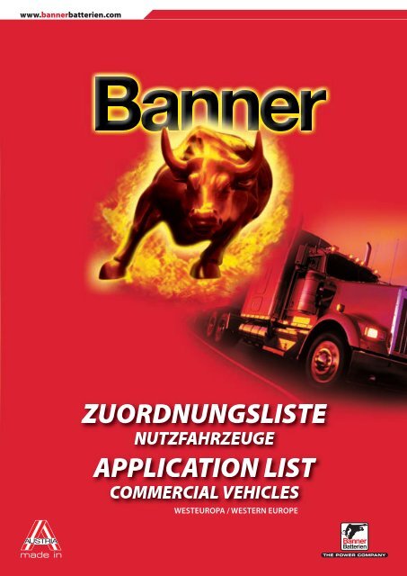 Banner Batterieladegerät 6/12V 2A