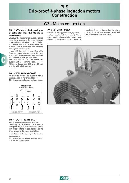 PLS Drip-proof 3-phase induction motors - Etum Elektronik