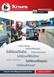 Katalog KRUSE - KRUSE Sicherheitssysteme