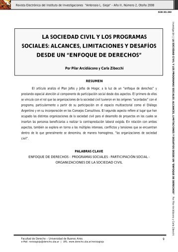 Texto completo (pdf) - Facultad de Derecho - Universidad de ...